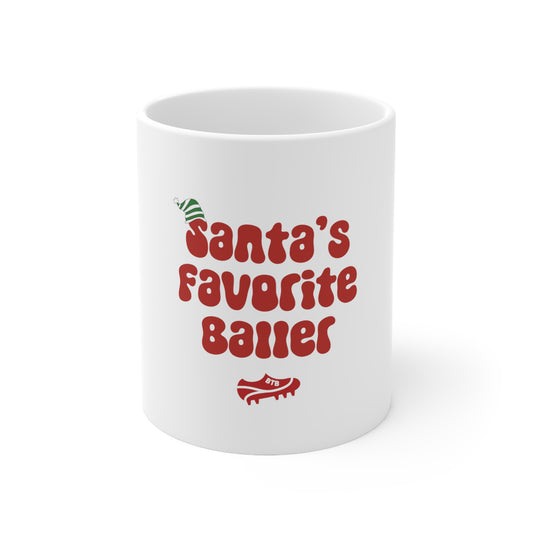 Santa's Favorite Baller Mug