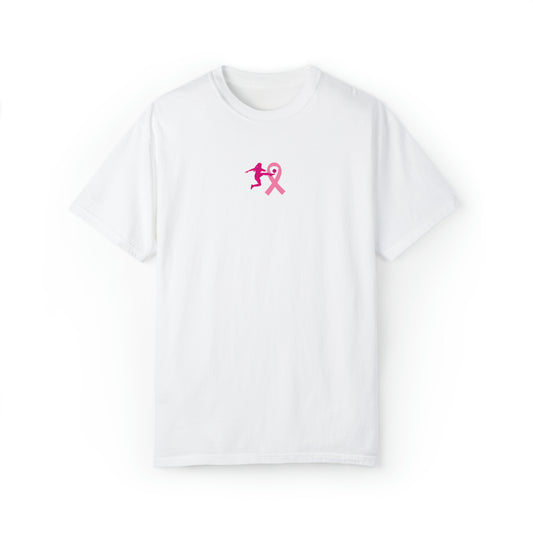 Kick Breast Cancer Ribbon Comfy T