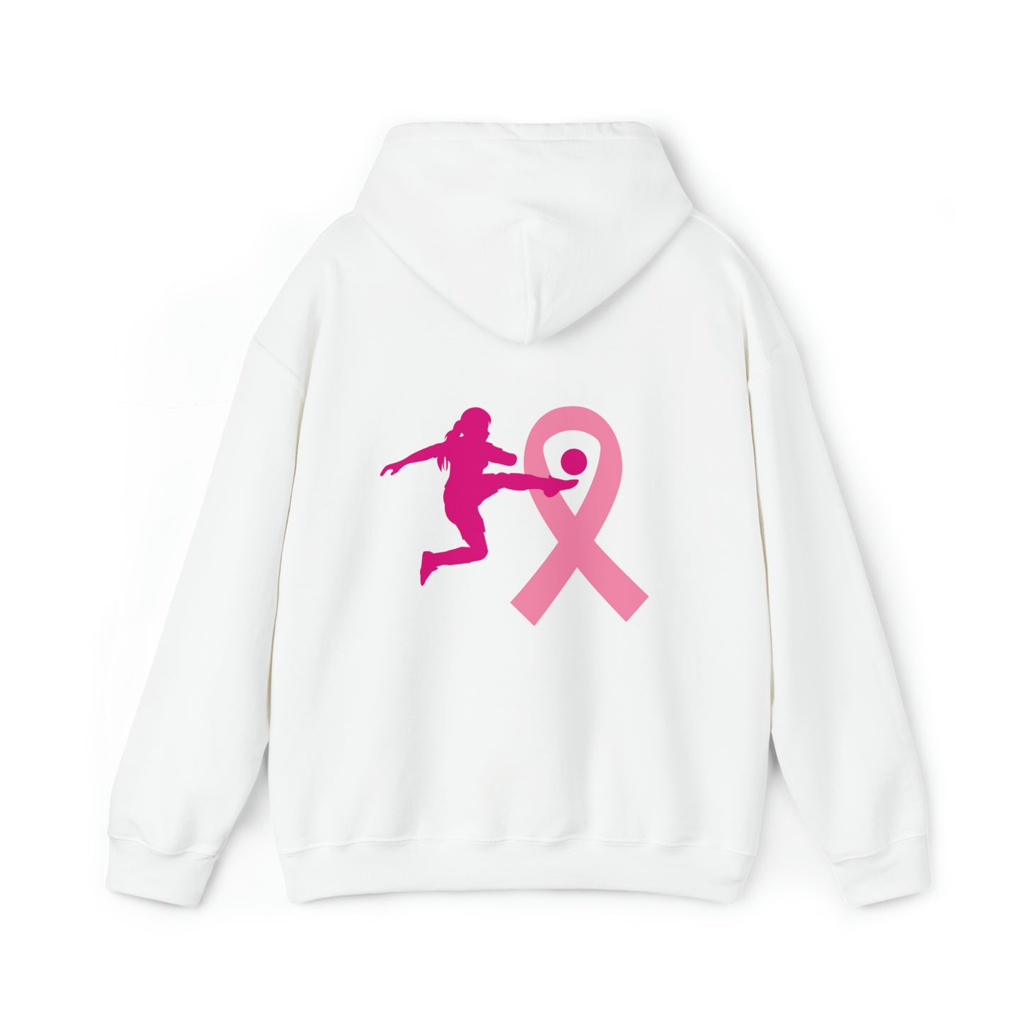 Comfy Kick Breast Cancer Ribbon Hoodie