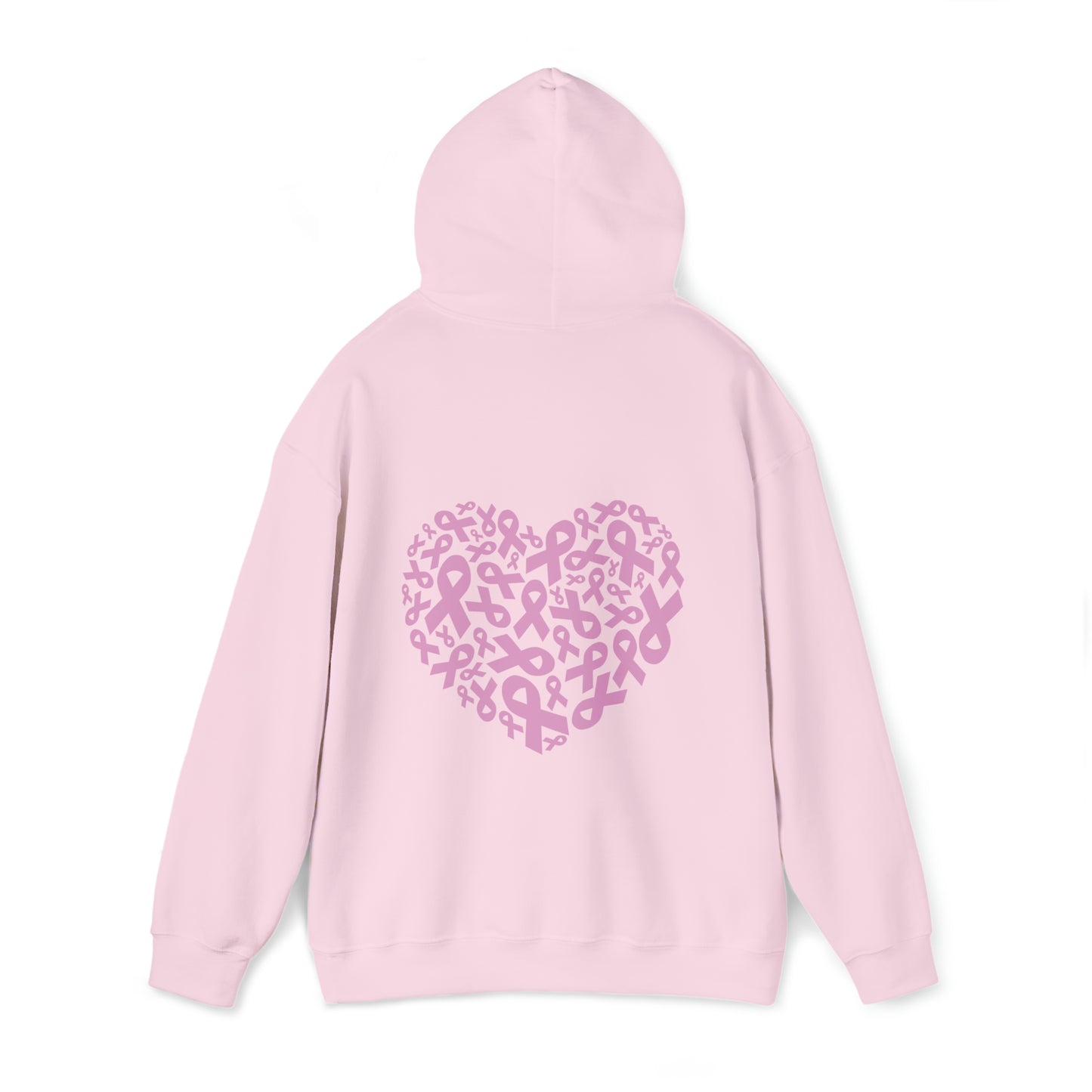 Comfy Kick Breast Cancer Heart Hoodie