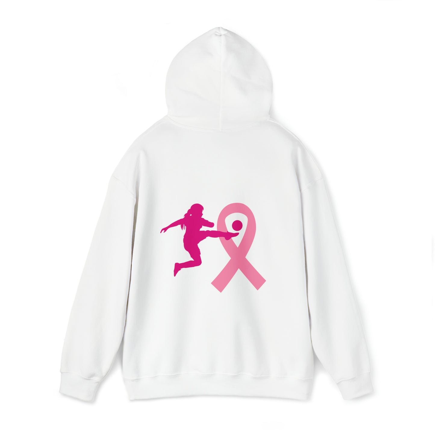 Comfy Kick Breast Cancer Ribbon Hoodie