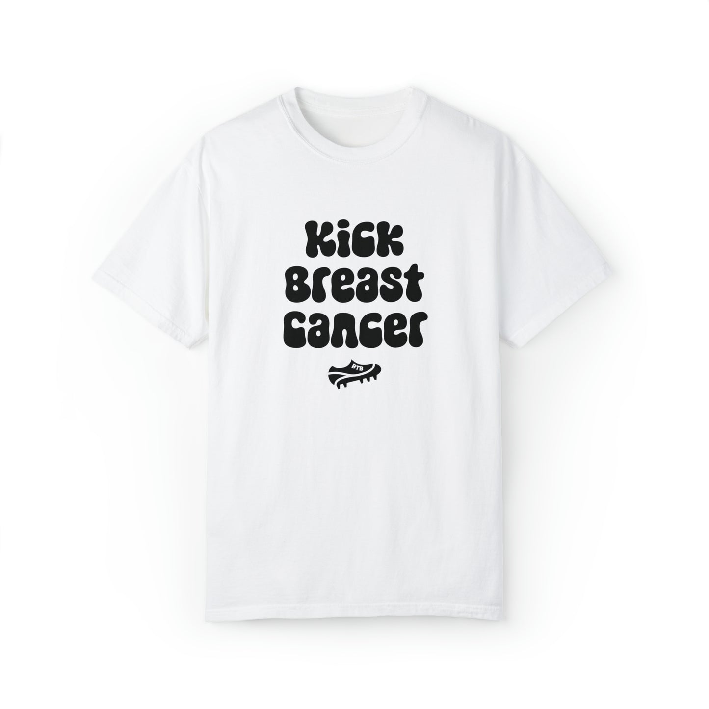 Kick Breast Cancer Heart Comfy T