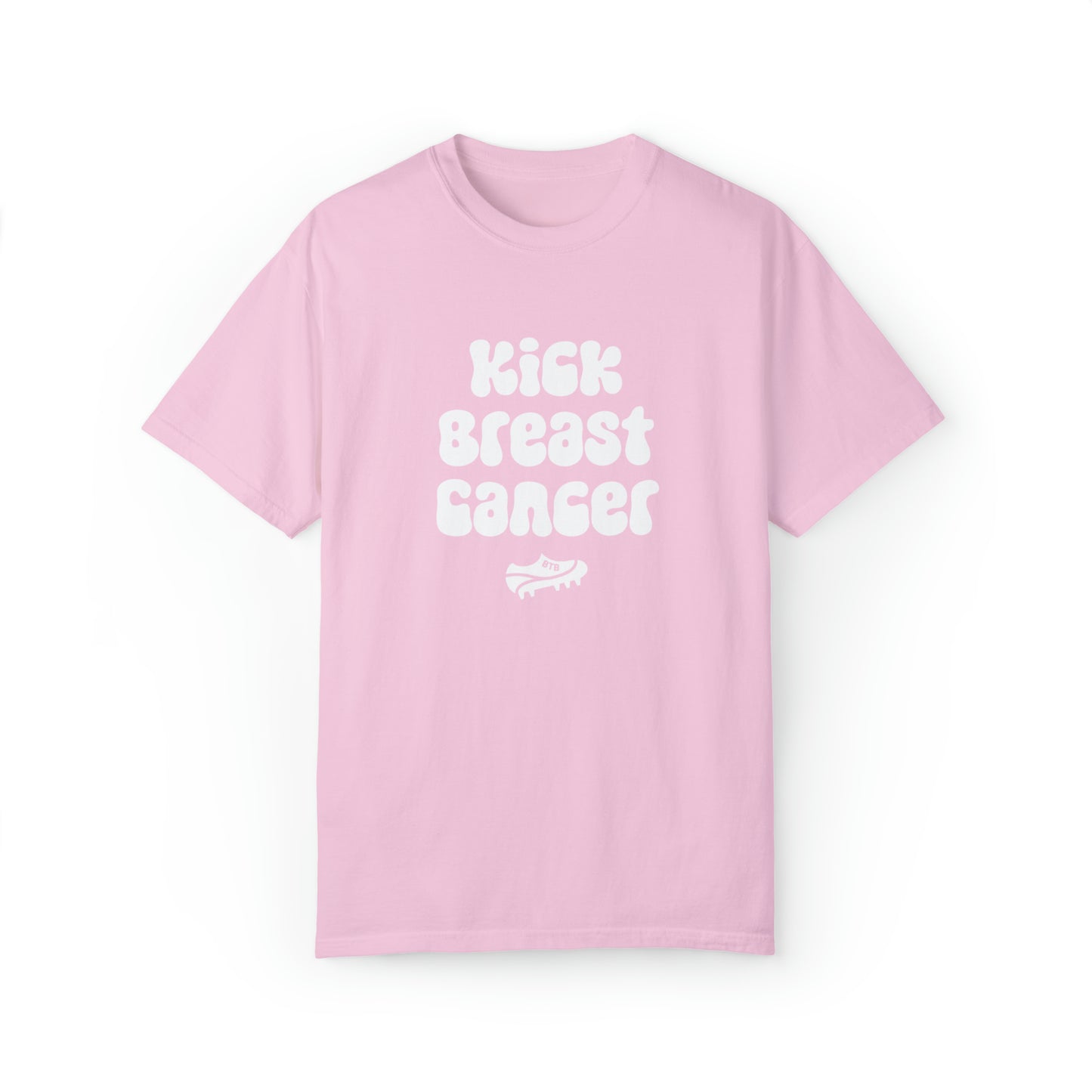 Kick Breast Cancer Heart Comfy T