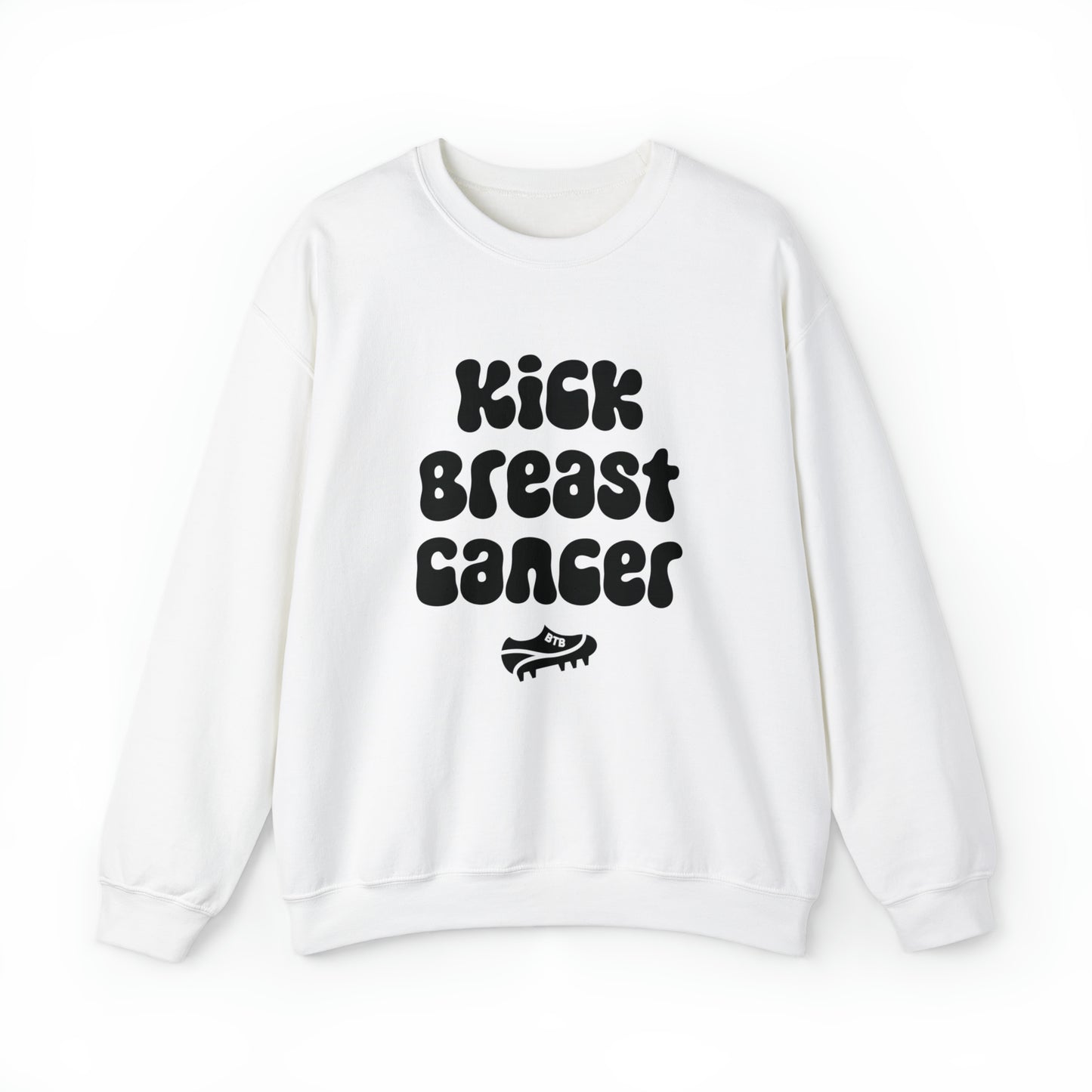 Kick Breast Cancer Ribbon Comfy Crew