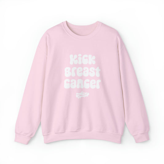 Kick Breast Cancer Heart Comfy Crew