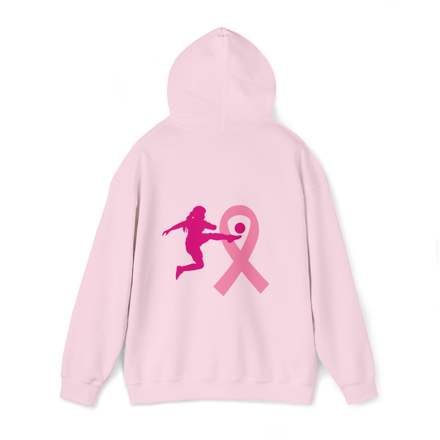 Comfy Kick Breast Cancer Ribbon Hoodie