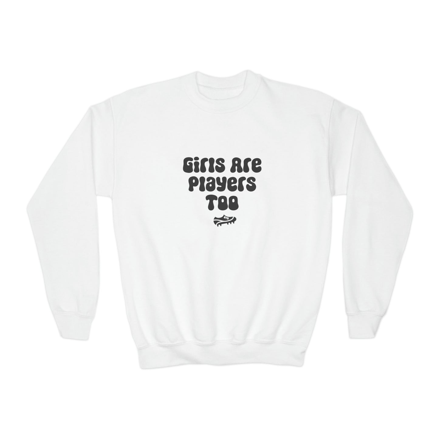 Girls Are Players Too Youth Comfy Crew