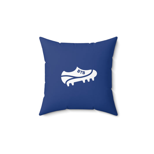 Simple BTB Cleat Pillow with Pillow Case - Blue