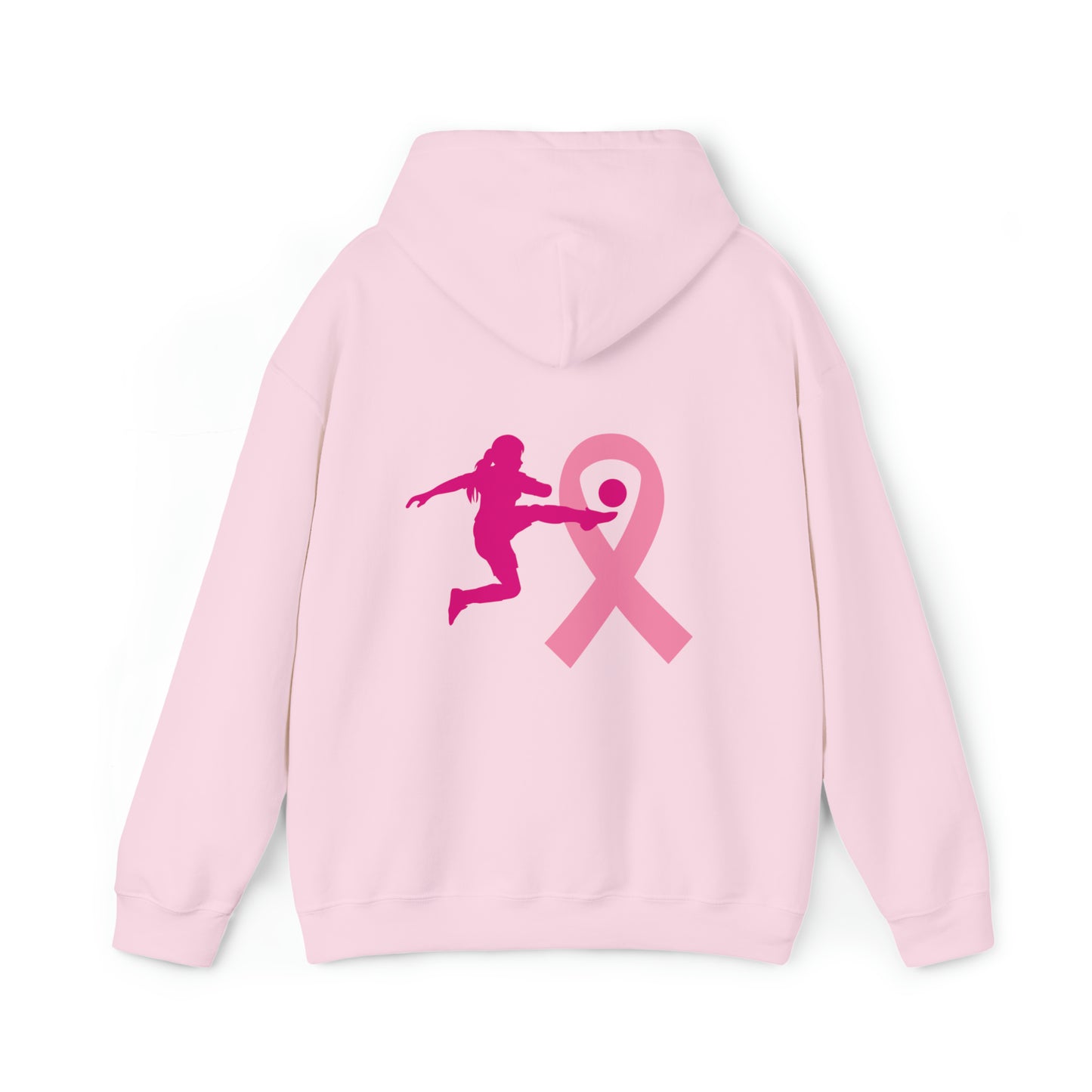 Comfy Kick Breast Cancer Ribbon Hoodie