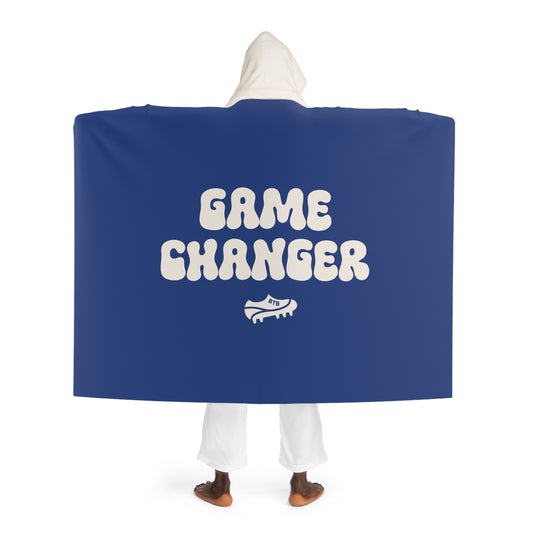 Hooded Sherpa "Game Changer" Fleece Blanket