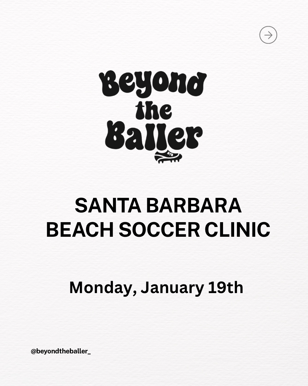 Santa Barbara Beach Soccer Clinic